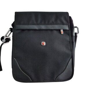 Swissgear Wenger Black Crossbody Messenger Bag Travel Basic